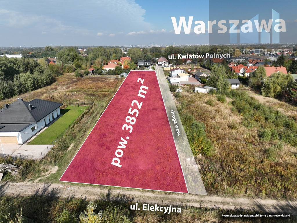 Działka Sprzedaż Dawidy Bankowe Kwiatów Polnych