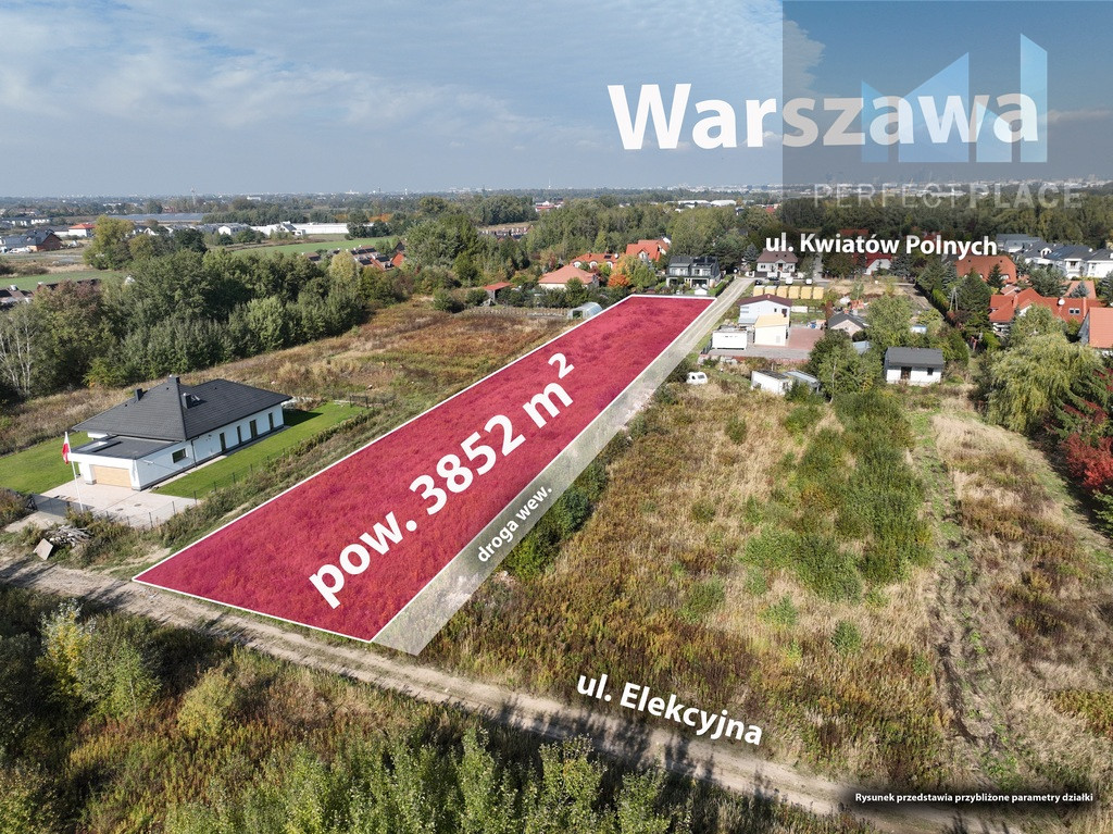 Działka Sprzedaż Dawidy Bankowe Kwiatów Polnych