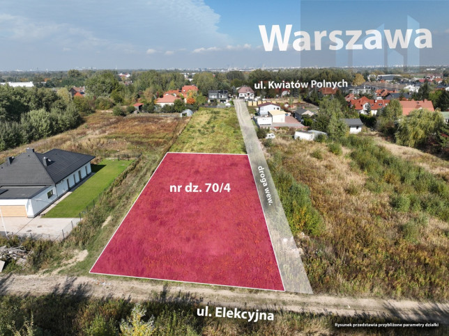 Działka Sprzedaż Dawidy Bankowe Elekcyjna 19
