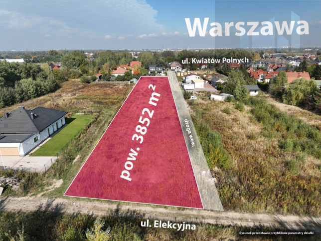 Działka Sprzedaż Dawidy Bankowe Kwiatów Polnych 2