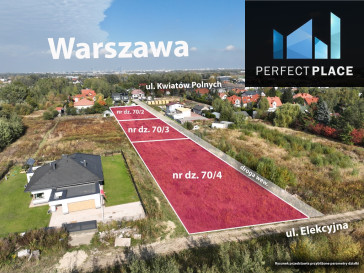 Działka Sprzedaż Dawidy Bankowe Kwiatów Polnych